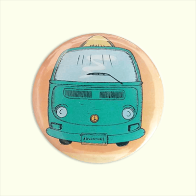 Badge illustration minivan