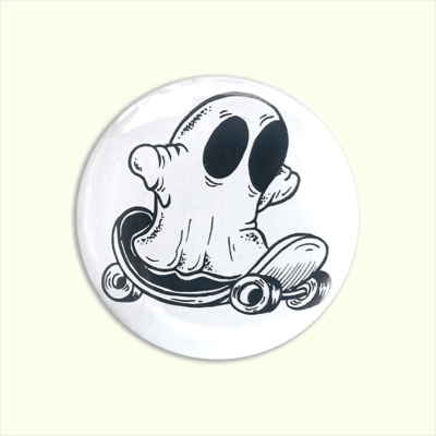Badge illustration fantome