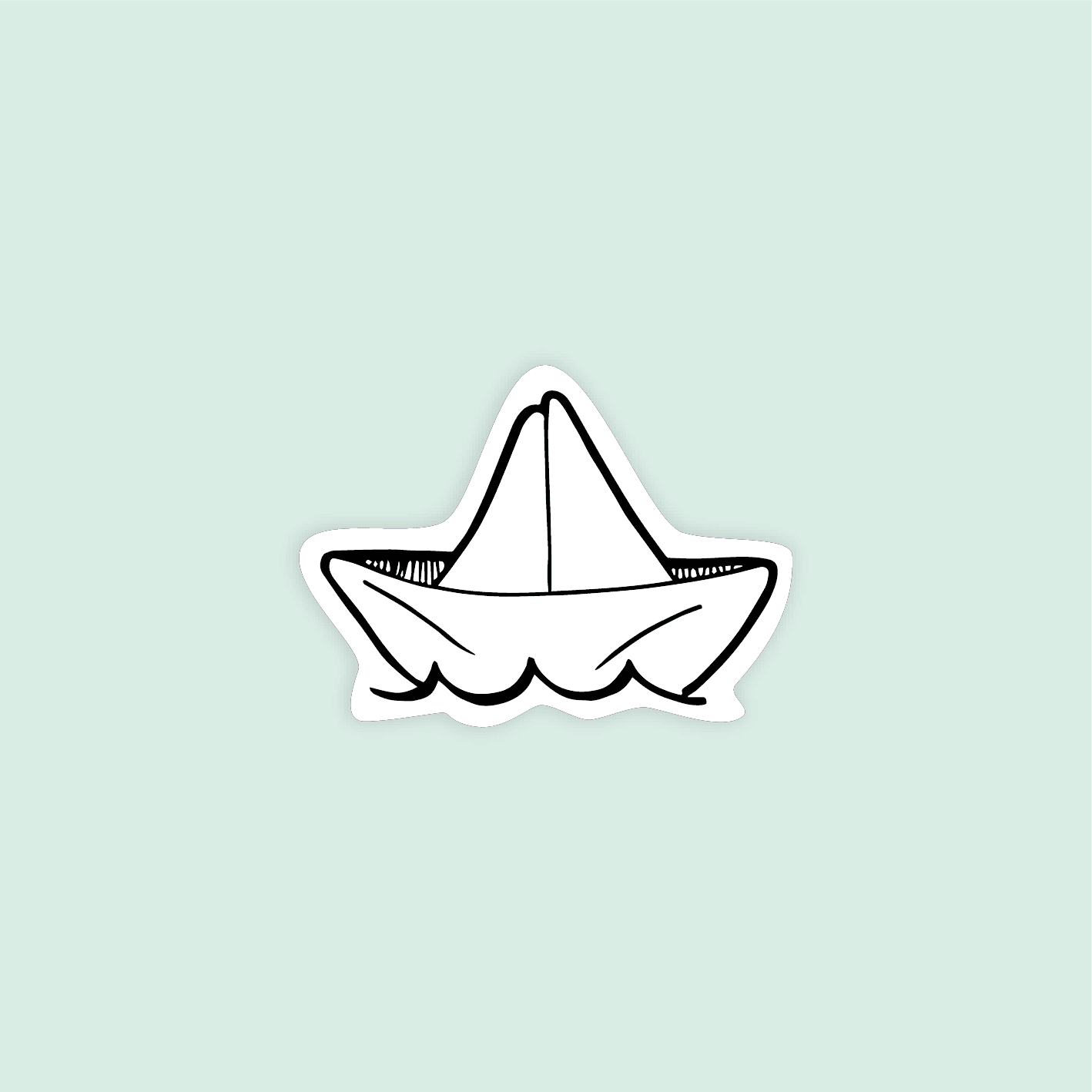 Tatouage temporaire bateau en papier à coller sur la peau, création originale i Sea You Bretagne